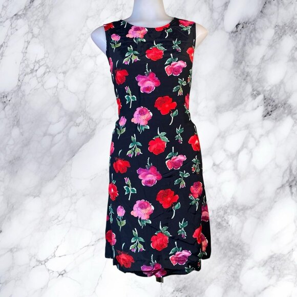 Dresses & Skirts - VTG Metropolitan NY Roses Mini Dress